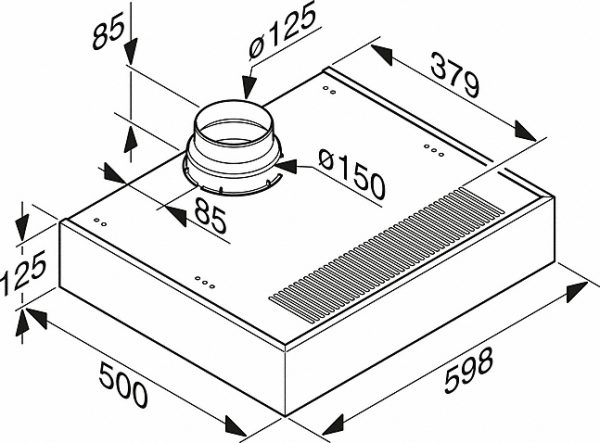 Miele DA 1260 Afzuigkap briljantwit