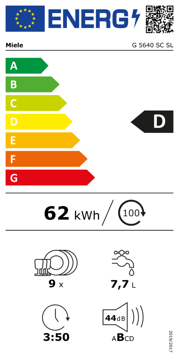 Miele G 5640 SC SL Afwasautomaat