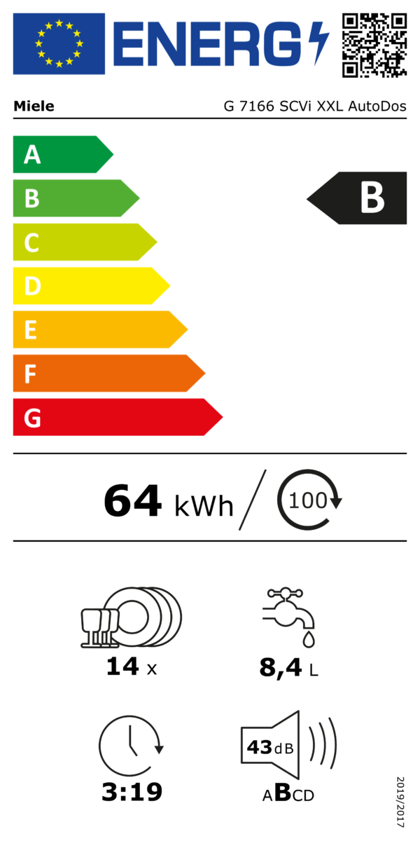 Miele G 7166 SCVi XXL AutoDos Afwasautomaat