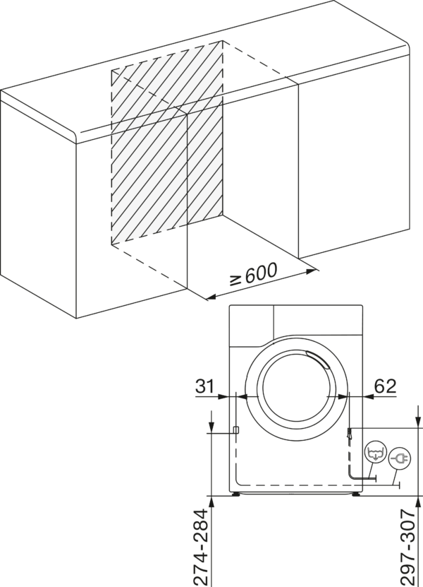 Miele TEC374WP 9kg T1 warmtepompdroger: Droger