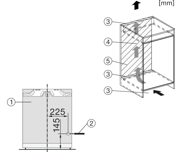 Miele FNS 7040 D Integreerbare diepvrieskast